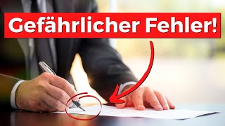 Aufhebungsvertrag unterschreiben? Vermeide teuersten Fehler!