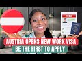 GOOD NEWS: Relocate To Austria With Free Visa Sponsorship | No IELTS