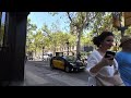 4k walking tour barcelona at plaza catalonia august 2024 summer spain