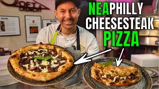 2 Ways To Make Philly Cheesesteak Neapolitan Pizza - Super Easy