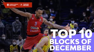 Top 10 Blocks | December | 2021-22 Turkish Airlines EuroLeague