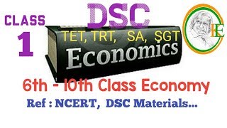 DSC 6th - 10th Class Economy Content wise CLASS - 1