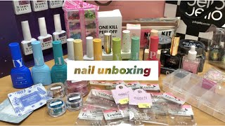 [KOREAN NAIL UNBOXING🎁]  Nail Expo Korea Haul / saracen / self nail