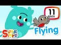 The Super Simple Show - Flying Away | Cartoons For Kids