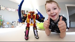 Father \u0026 Son GET RAD POWER RANGER MEGAZORD!