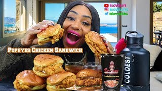 Popeyes Chicken Sandwich in Smackalicious Sauce/ CBS Sunday Morning Show is featuring me on the 24th
