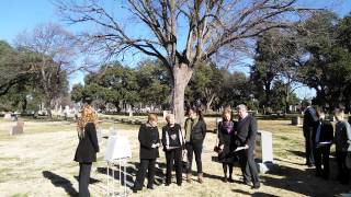 Layton funeral at Greenwood in Fort Worth, Texas