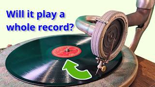 Selectaphone gramophone - can it play a whole record?