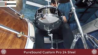 PureSound Custom Pro 24 Steel Snare Wires Demo