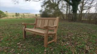 Our Great Maytham Memorial Bench crafted by Memorial Benches UK