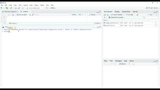 Correlation and Regression in R Studio