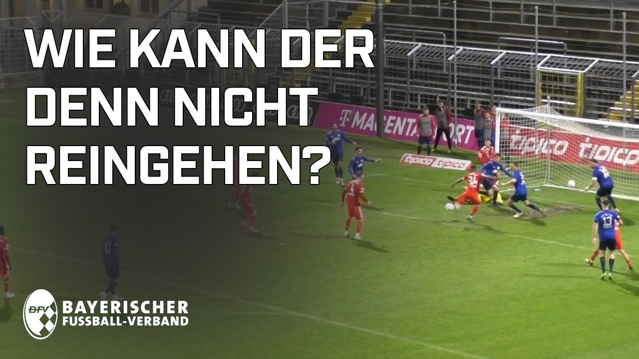 NO ENTRY! FC Bayern II Scheitert Bei Kurioser Dreifach-Chance - YouTube