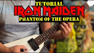 Como tocar Phantom of The Opera de Iron Maiden en guitarra + TABS