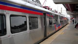 SEPTA Silverliner V with new cars at Temple University