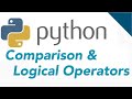 Comparison & Logical Operators in Python | Python Tutorial for Beginners | Python Programming