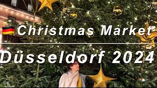 The Most Beautiful Christmas Market in Germany: Düsseldorf Christmas Market, December 2024 #germany