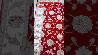 #NC CARPET #UNN/SILK #SIZE 6×9 #RED/WHITE #COLOR