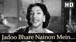 Jadoo Bhare Nainon Mein (HD) - Babul Songs - Dilip Kumar - Nargis -  Shamshad Begum - Filmigaane
