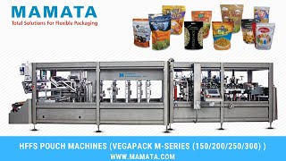 Mamata Machinery | Horizonal Form-Fill-Seal (HFFS) Pouch Packaging Machines - Vegapack M-Series