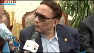 #x202b;عادل أمام و أحراج مراسل مودرن بسبب احمد شوبير#x202c;lrm;