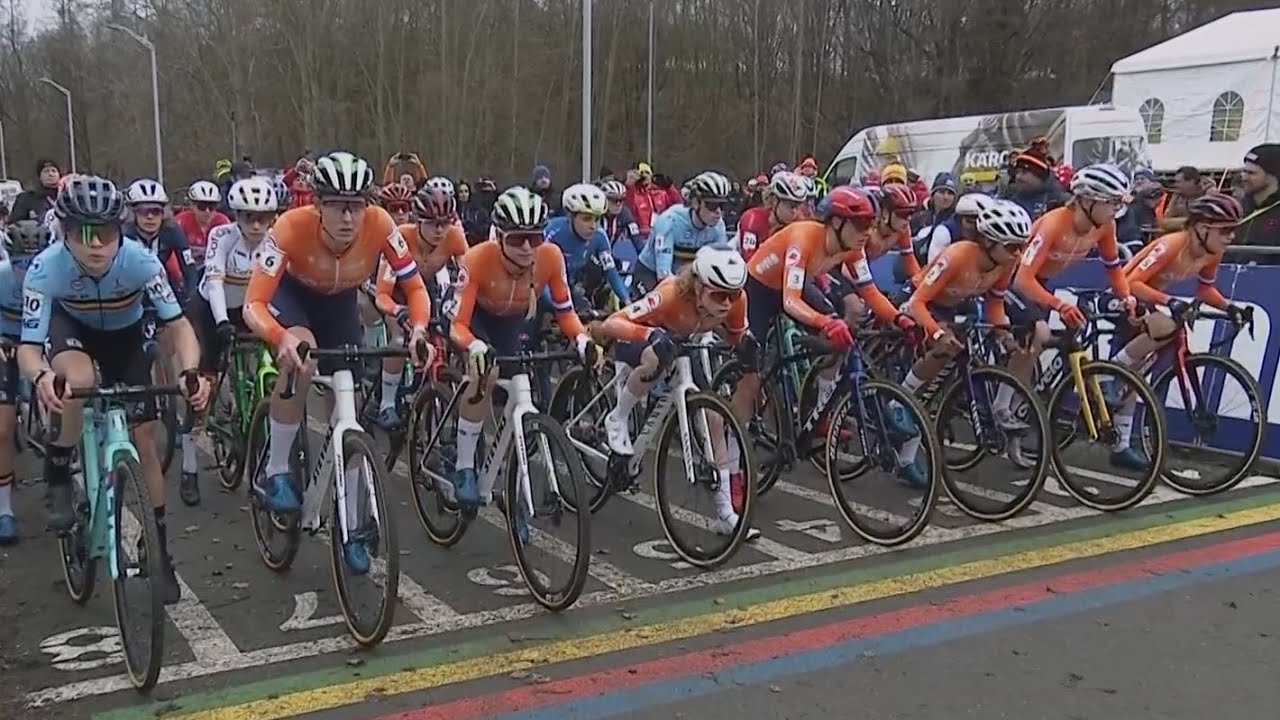 Cyclocross Tábor Women Elite 50fps 03 Feb 2024 - YouTube