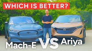 Ford Mustang Mach-E vs Nissan Ariya Comparison