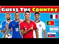 Guess The Country ? 🔎 Find RONALDO ? - Guess The Player ? | Football Quiz 2024