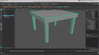 Modelling a Table in Maya