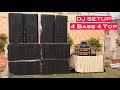 4 Bass 21inch or 4 Top के साथ 3 Dj Amplifier with Mixer Crossover