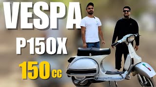 Vespa Scooter P150X Review in Urdu/Hindi | Vespa Scooter Bike in Pakistan | Vespa Scooter Restored