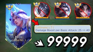 FINALLY KARRIE BUFFED IS HERE!!😈 ( HERE'S COME THE NEW META! ) TOTALLY INSANE!!💀 - Mobile Legends