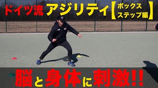 【アジリティUP】ドイツ流 ボックスステップ 脳と身体に刺激 − FRAKIDS トレーニング −