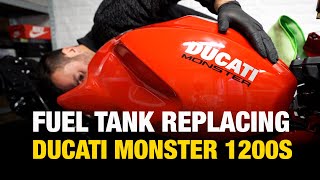 Fuel Tank Replacing | Transforming the Ducati Monster 1200S | Step-by-Step Replacement Guide!