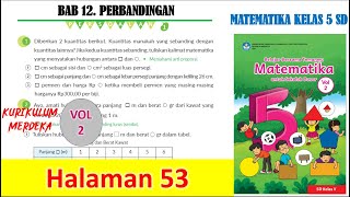 persoalan 1 Kelas 5 SD Vol 2 Bab 12 Hal 53 Kurikulum Merdeka