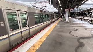 琵琶湖線223系2000番台快速米原行き　　新大阪駅発車！