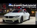 A Simple Bootmod3 Flash TUTORIAL For Noobs! F8X Stage 1 & GTS DCT Tune in 10 Minutes!