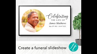 Premium Classic Funeral Slideshow Template