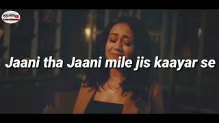 Jinke Liye Hum Rote Hai Song With Lyrics | Singer : Neha Kakkar,  Music : B Praak  Lyrics : Jaani