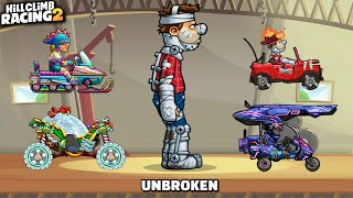 Hill Climb Racing 2 - New UNBROKEN BILL Update / NEW LOOKS + GLIDER CHALLENGE