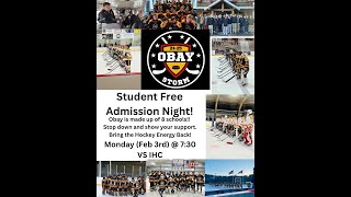 HS Varsity Ice Hockey Ontario Bay Storm vs IHC Cavaliers NYS Section III Division I