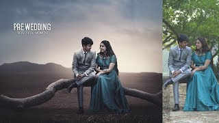 How to edit pre wedding photography - photoshop tutorial