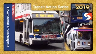 Philadelphia, PA: Downtown Buses! - TrAcSe 2019 Feat SEPTA, NJT, and PHLASH