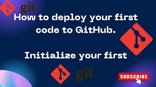 Initialize your first Git init from VS Code to GitHub