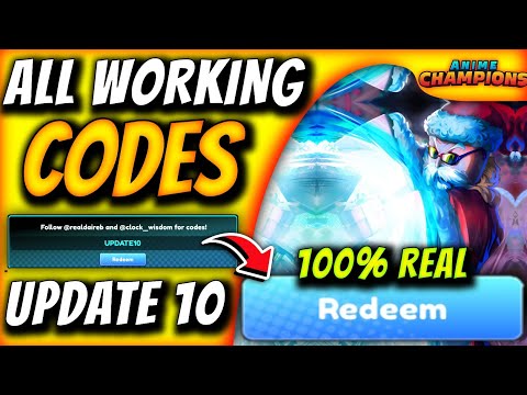 *NEW* All Working Secret Codes For Roblox Anime Champion Simulator Update 10