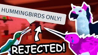 GETTING REJECTED! on Feather Family Roblox