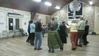 Framingham Folk Dancers dancing Horovod to Ukrainian National Anthem