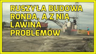 GŁOGÓW. Ruszyła budowa ronda, a z nią lawina problemów