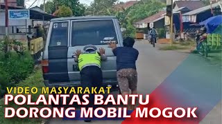 0NewsTV KALBAR - VIDEO MASYARAKAT_Polantas di Kayong Utara, Sigap Bantu Dorong Mobil Mogok