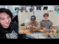 JIN and RM dying of laughter during an EAT JIN - Vlive Reaction