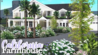 California Farmhouse Bloxburg Speedbuild #Trending #Bloxburg #Roblox